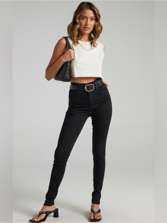 Levi's Denim - Levi’s Mile High Black Skinny Jeans